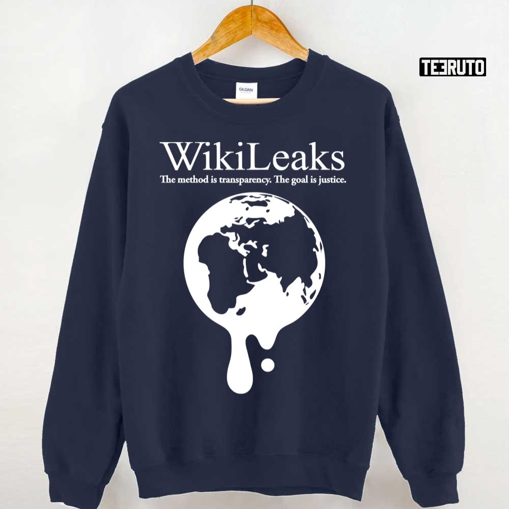 Wikileaks Dripping Globe Unisex T-Shirt