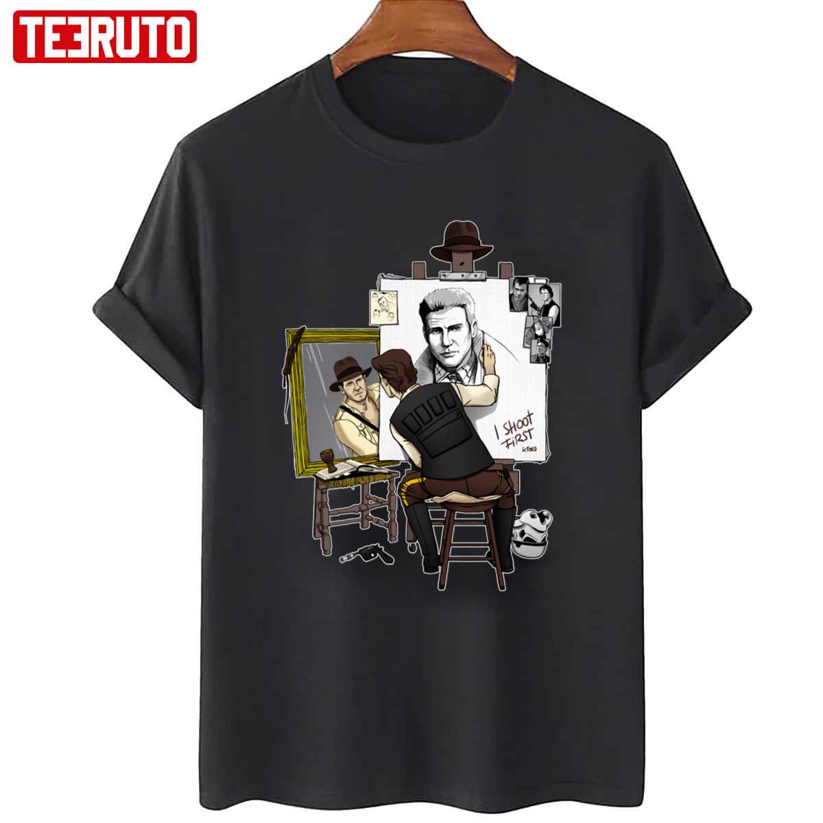 A Hero Selfportrait Harrison Ford Unisex T-Shirt