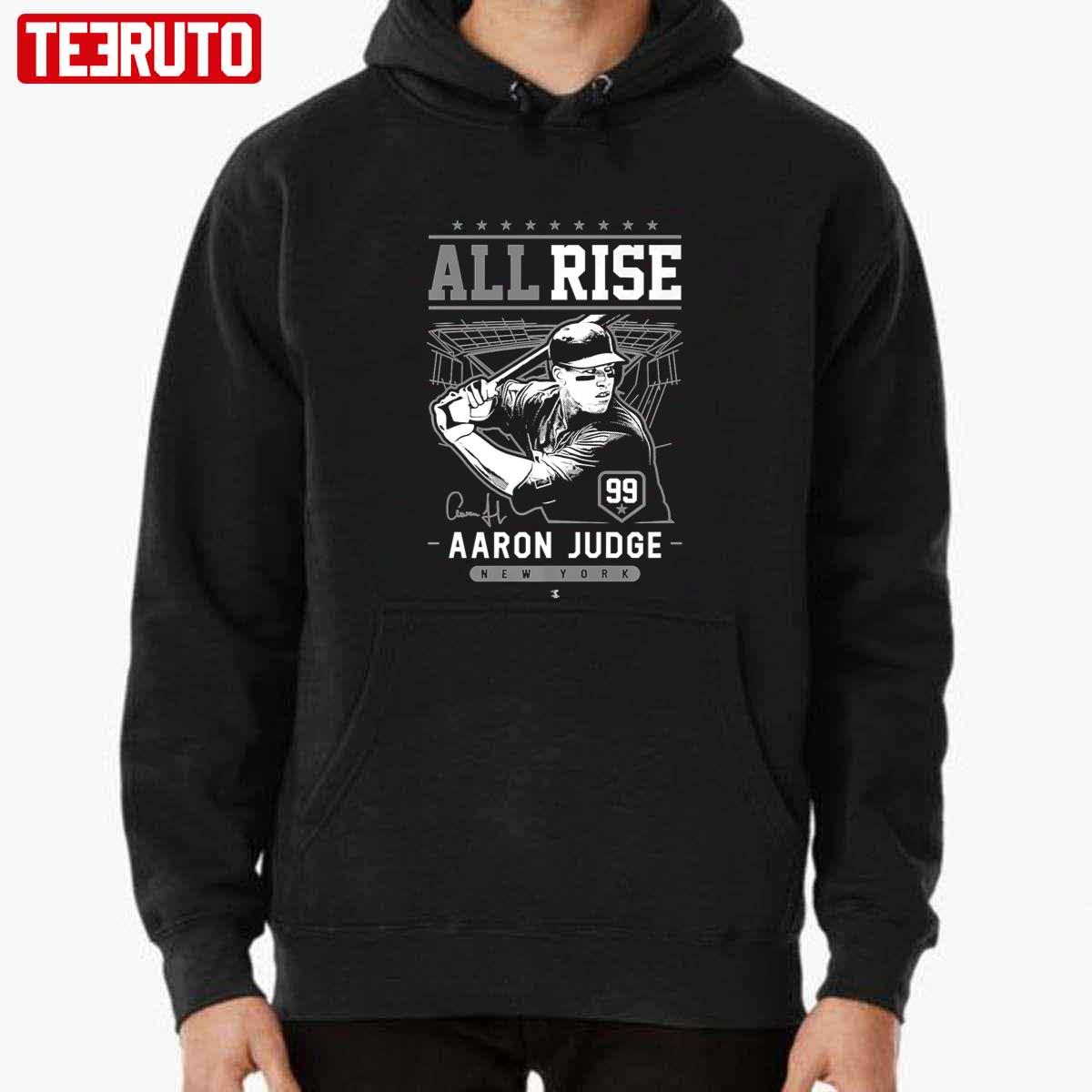 DanielJCardinaliArt Aaron Judge All Rise T-Shirt 99 on Back