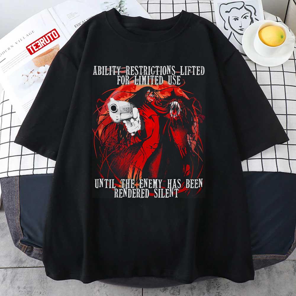 Ability Restrictions Lifted For Limited Hellsing Unisex T-Shirt