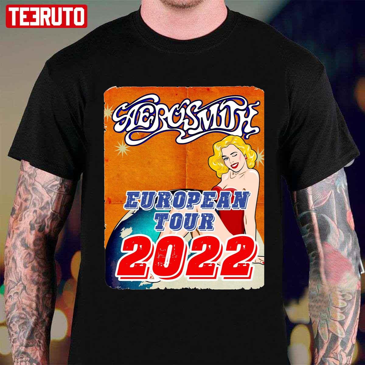 Aerosmith European 2022 Art Unisex T-Shirt