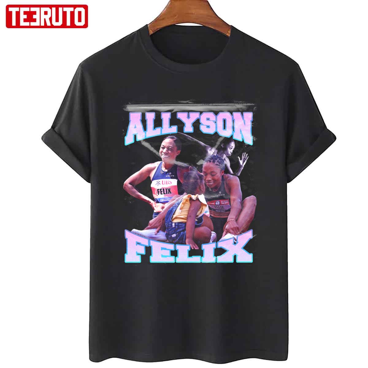 Allyson Felix Athlete Retro Unisex T-Shirt