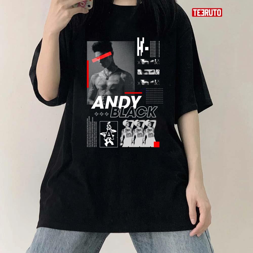 Andy Black Unisex T-Shirt