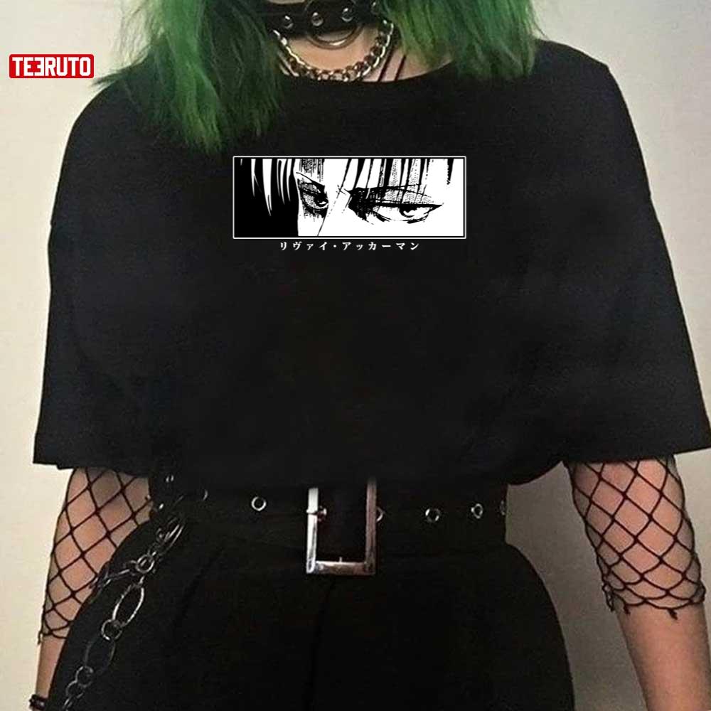 AOT Levi Ackerman Stare Anime Art Unisex T-Shirt