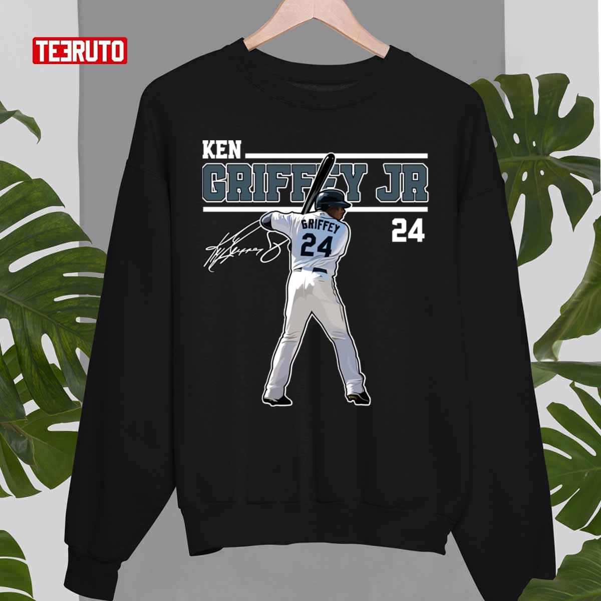 Ken Griffey Jr Seattle The Kid Baseball Legend Signature Vintage Unisex T- Shirt - Teeruto