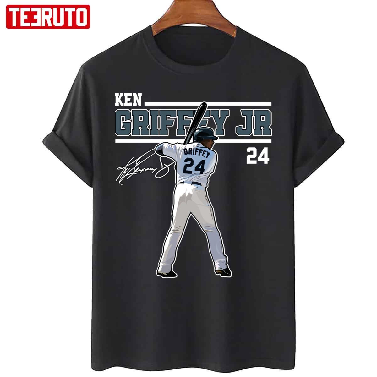 Ken Griffey Jr Seattle The Kid Baseball Legend Signature Vintage Unisex T- Shirt - Teeruto