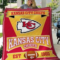 B060630 Quilt Blanket Kansas City Chiefs