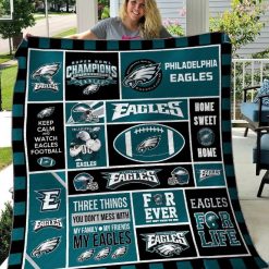 B250510 Quilt Blanket Philadelphia Eagles