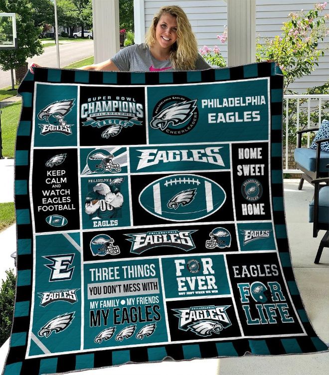 Philadelphia Eagles quilt blanket 01 