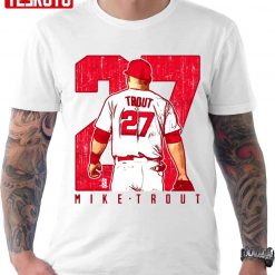 Baseball Center Fielder Mike Trout 27 Unisex T-Shirt