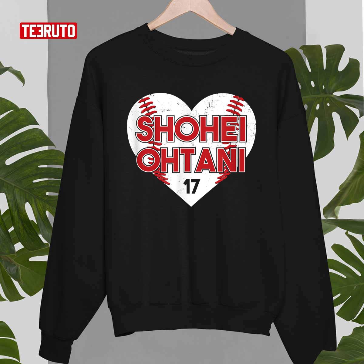 Baseball Heart Shohei Ohtani 17 Unisex Sweatshirt