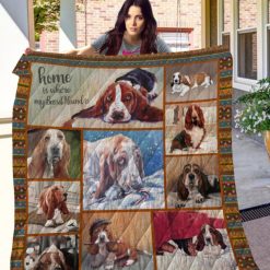 Basset Hound 10 Tlq0013 Quilt