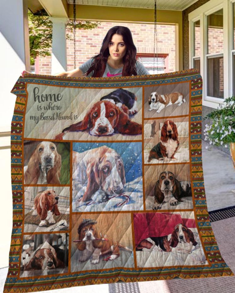 Basset Hound 10 Tlq0013 Quilt Teeruto
