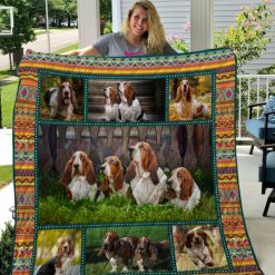 Basset Hound Quilt Blanket LC5