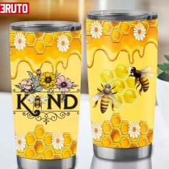 Bee Kind Honey Bee Sunflowers Tumbler