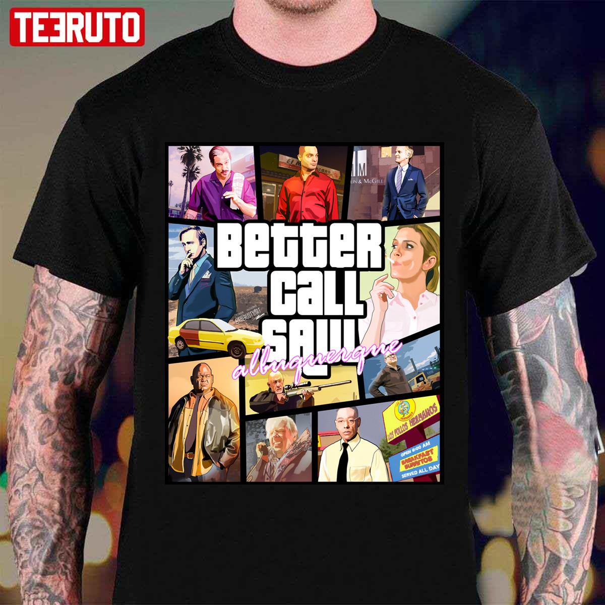 Better Call Saul Albuquerque GTA Art Unisex T-Shirt