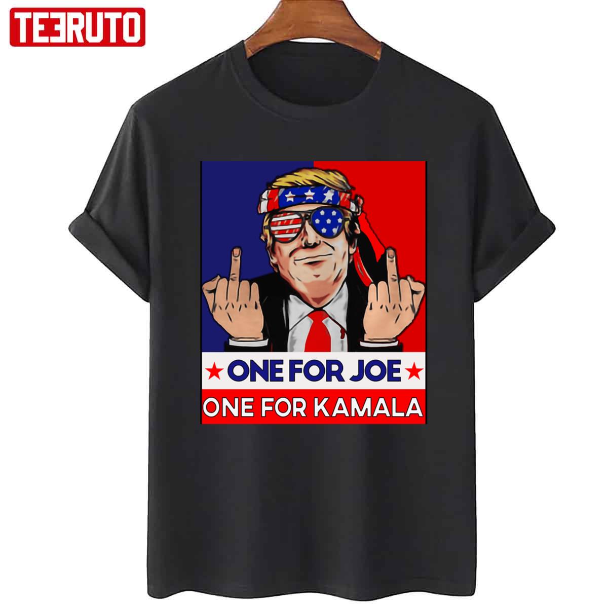 Biden And One For Joe One For Kamala Unisex T-Shirt