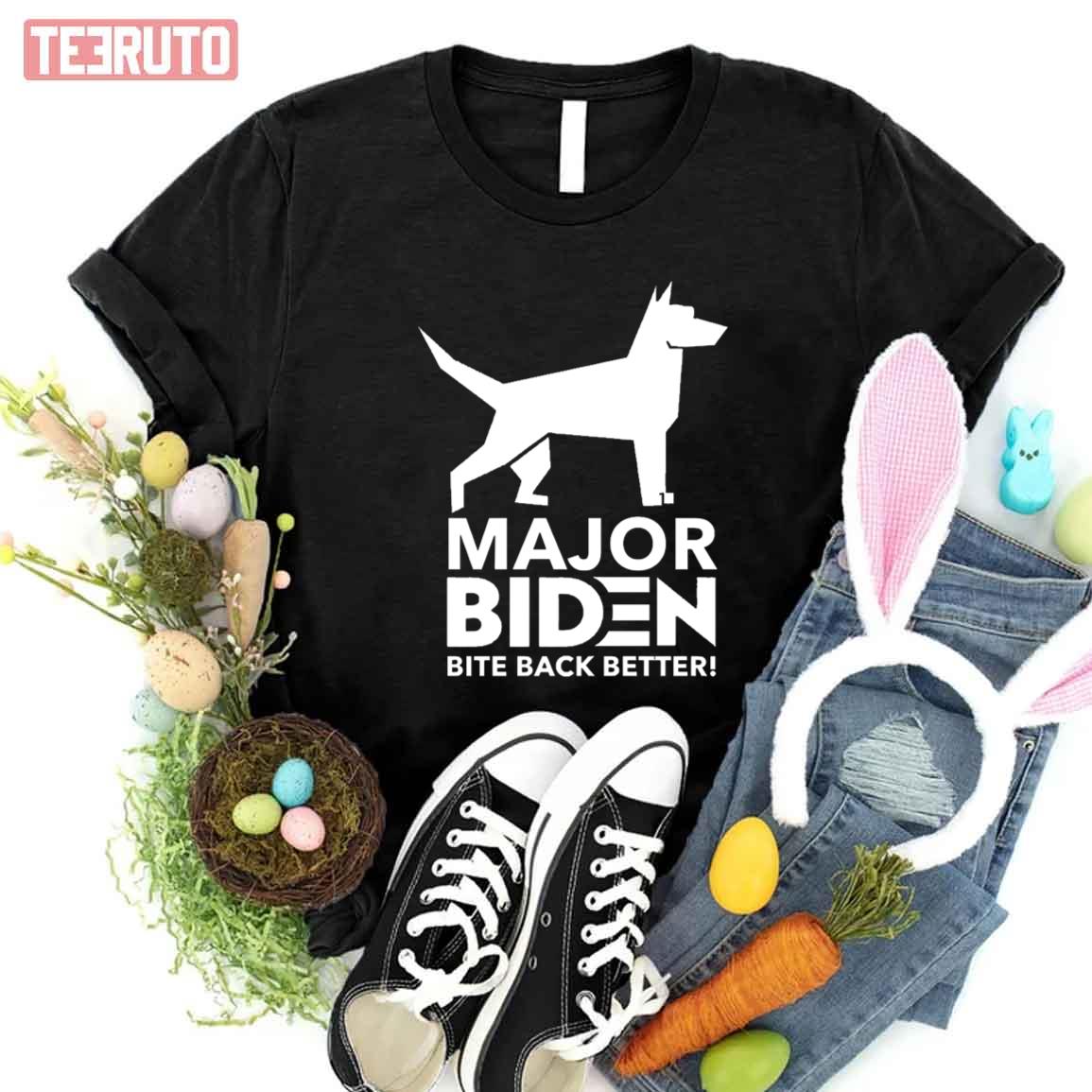 Bite Back Better Major Biden Unisex T-Shirt