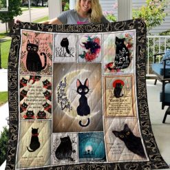 Black Cat Quilt Blanket Th1906