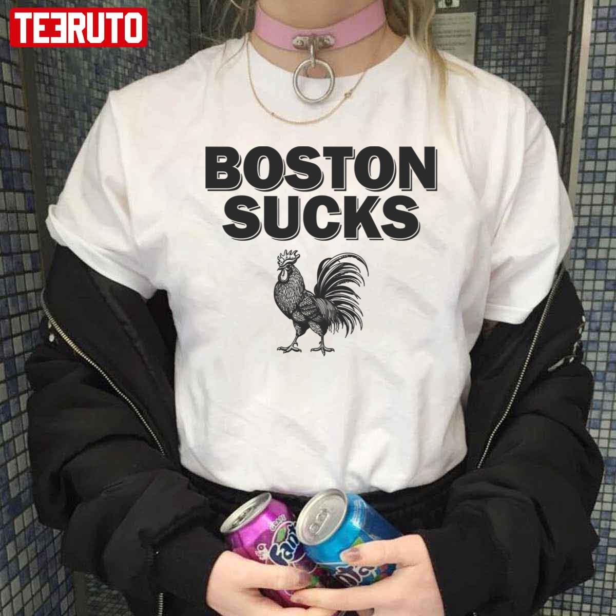 Boston Sucks Chicken Farmer Unisex T-Shirt