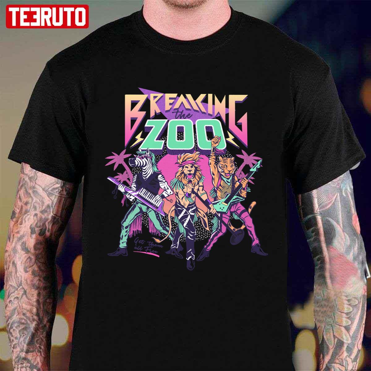 Breaking The Zoo Band Retro Unisex T-Shirt