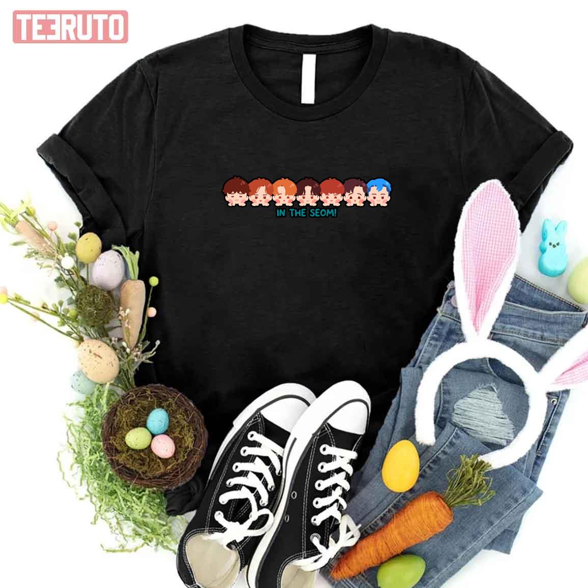 BTS In The Seom BTS ARMY Chibi Characters Unisex T-Shirt