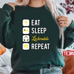 BTS Lachimolala Jimin Meme Eat Sleep Repeat Unisex Sweatshirt