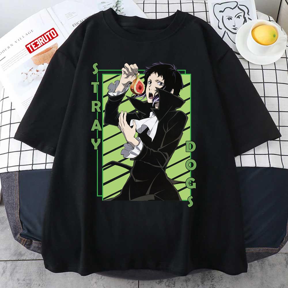 Bungo Sutorei Doggusu Ryunosuke Akutagawa Bungo Stray Dogs Color Stripe Design Unisex T-Shirt