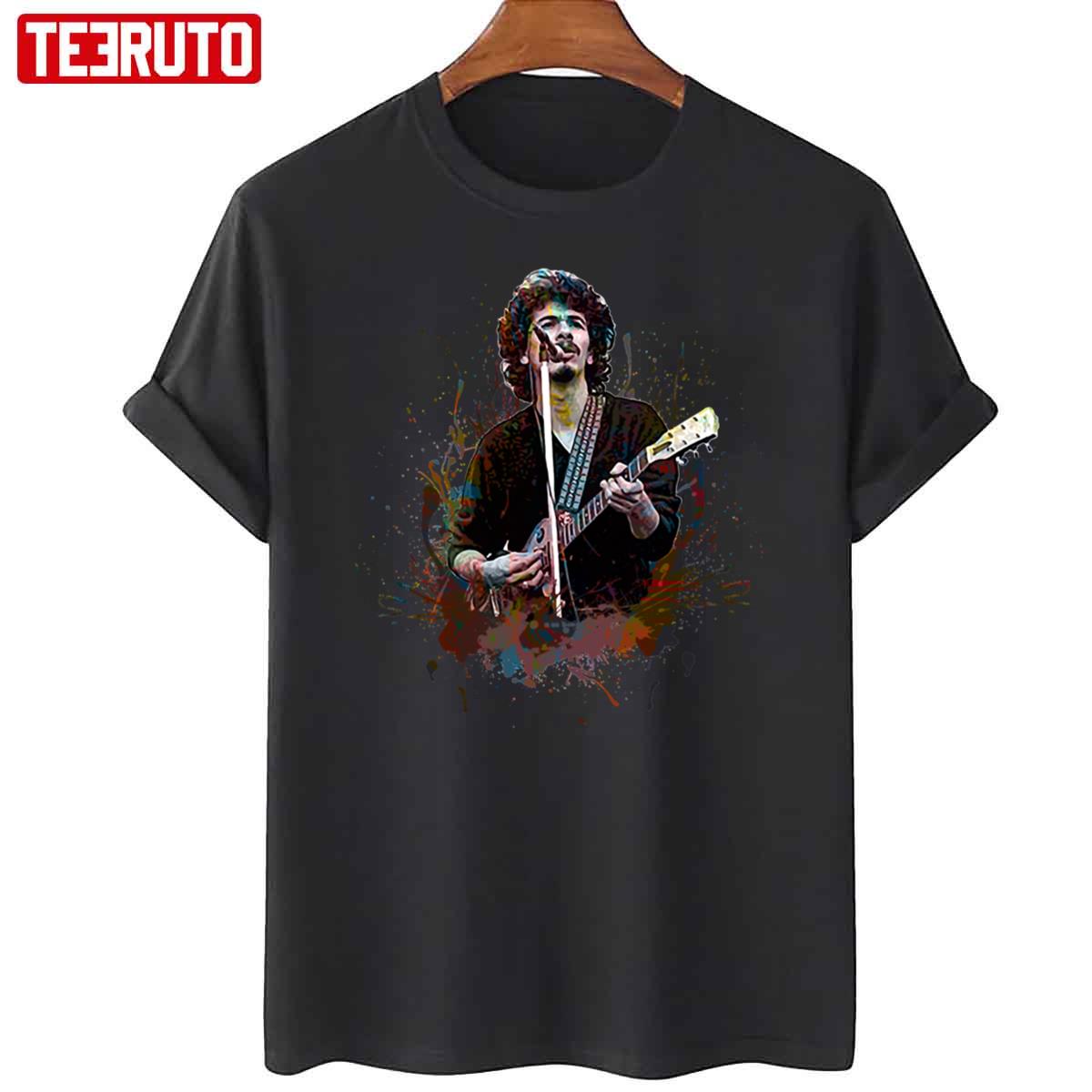 Carlos Santana Rock And Roll Guitarist Artwork Unisex T-Shirt
