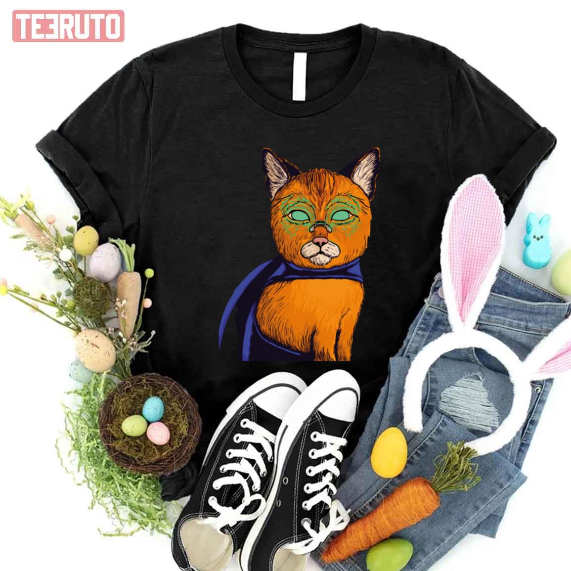 Cat Game Stray Cat Game Illustration Unisex T-Shirt