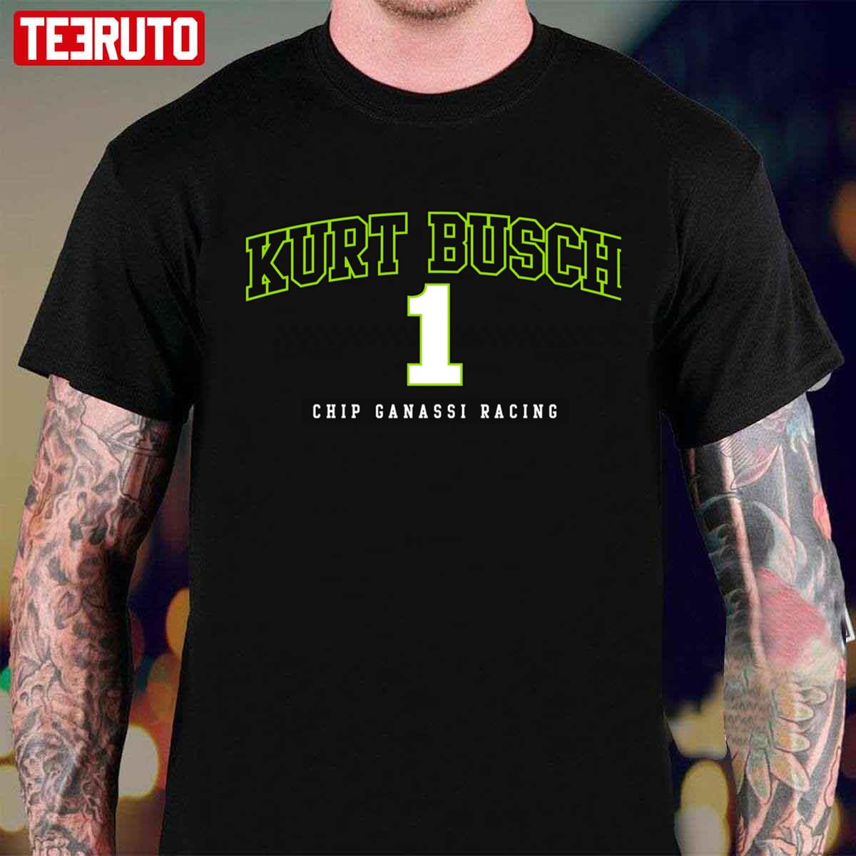 Chip Ganassi Racing Kurt Busch 1 Unisex T-Shirt