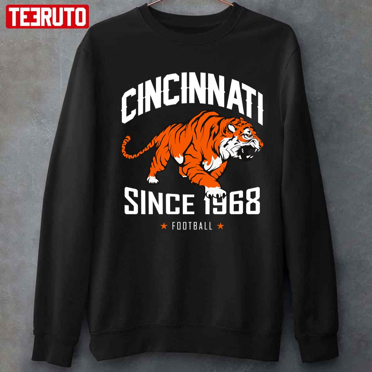 Cincinnati Bengals Shirt Vintage Style Established 1968 - Anynee
