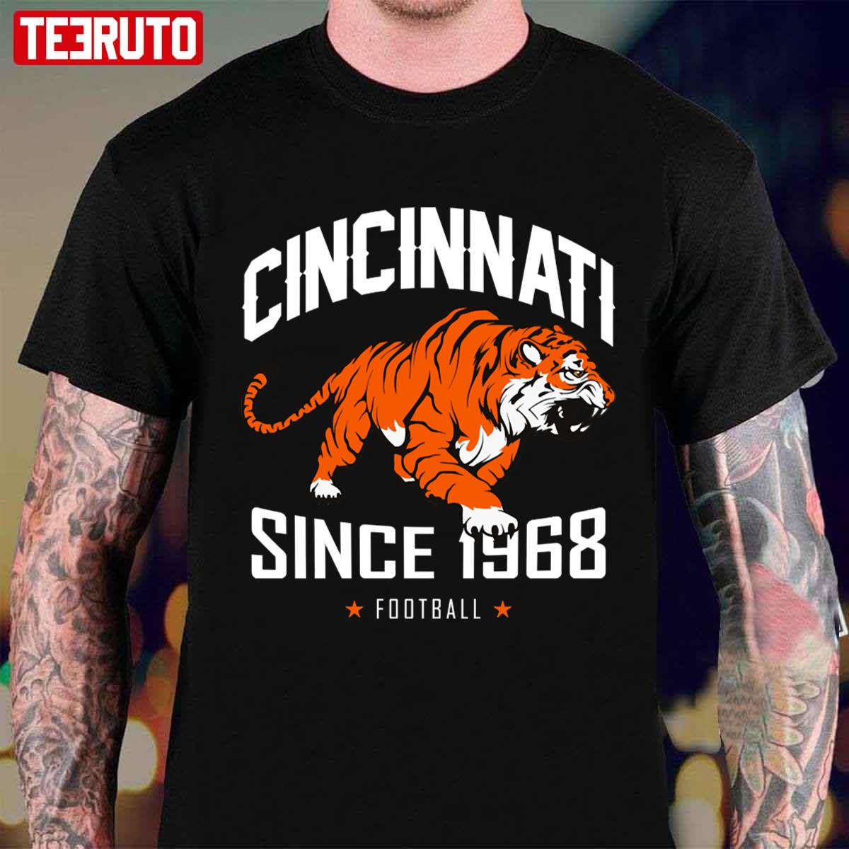 Cincinnati Bengals Football Team Since 1968 Design Unisex T-Shirt