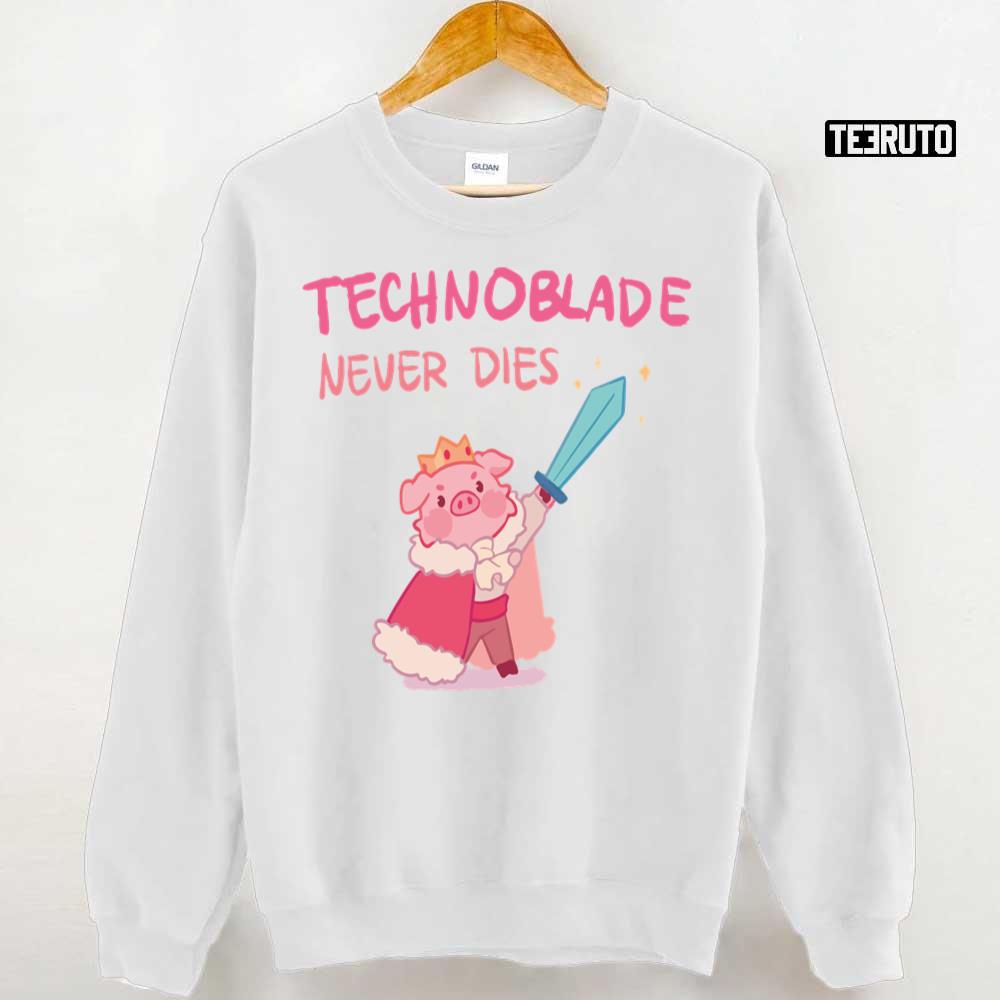 Technoblade Never Dies Merch Hoodie Men's Women Hooded Sweatshirt