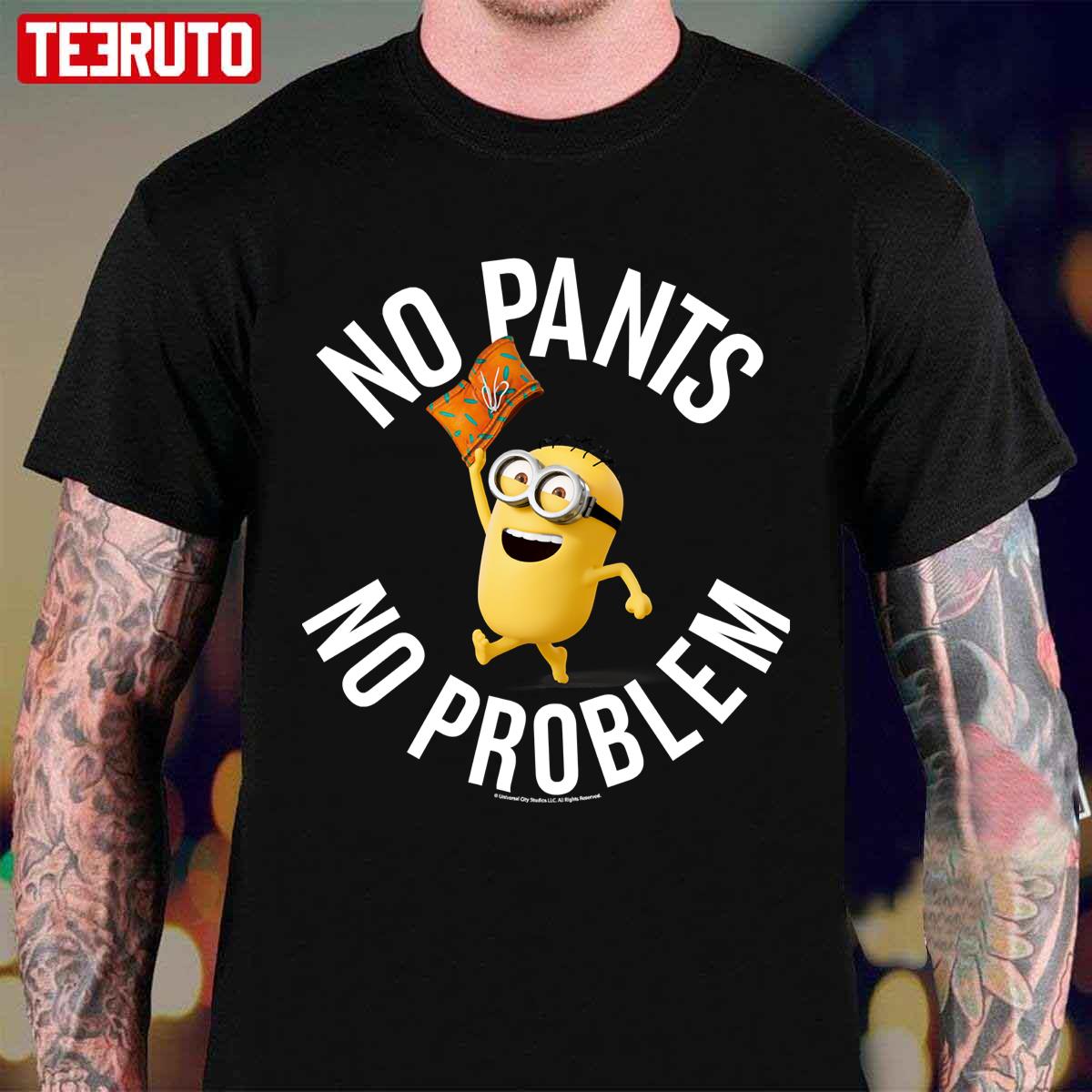 Despicable Me Minion No Pants No Problem Unisex T-Shirt