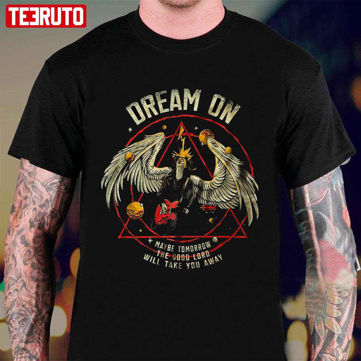 Dream On Rip Eddie Munson Stranger Things Season 4 Unisex T-Shirt