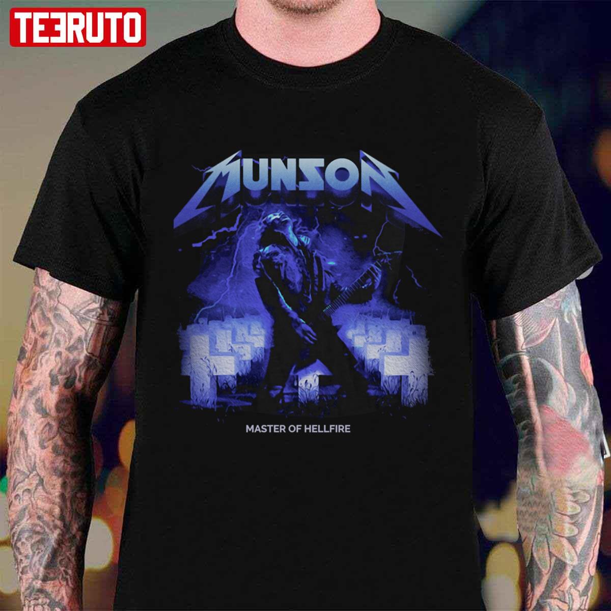 Eddie Munson Master Of Hellfire Rock Metal Stranger Things Unisex T-Shirt