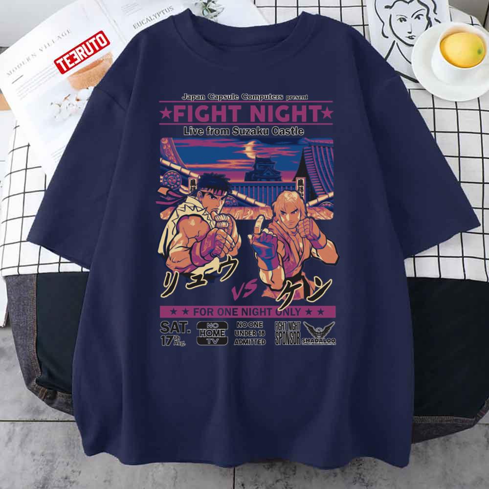 Fight Fighters Fight Night Live From Suzaku Castle Unisex T-Shirt