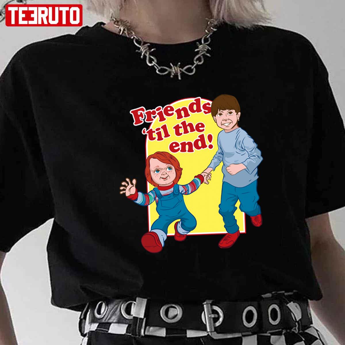 Friends Til The End Bride Of Chucky Unisex T-Shirt