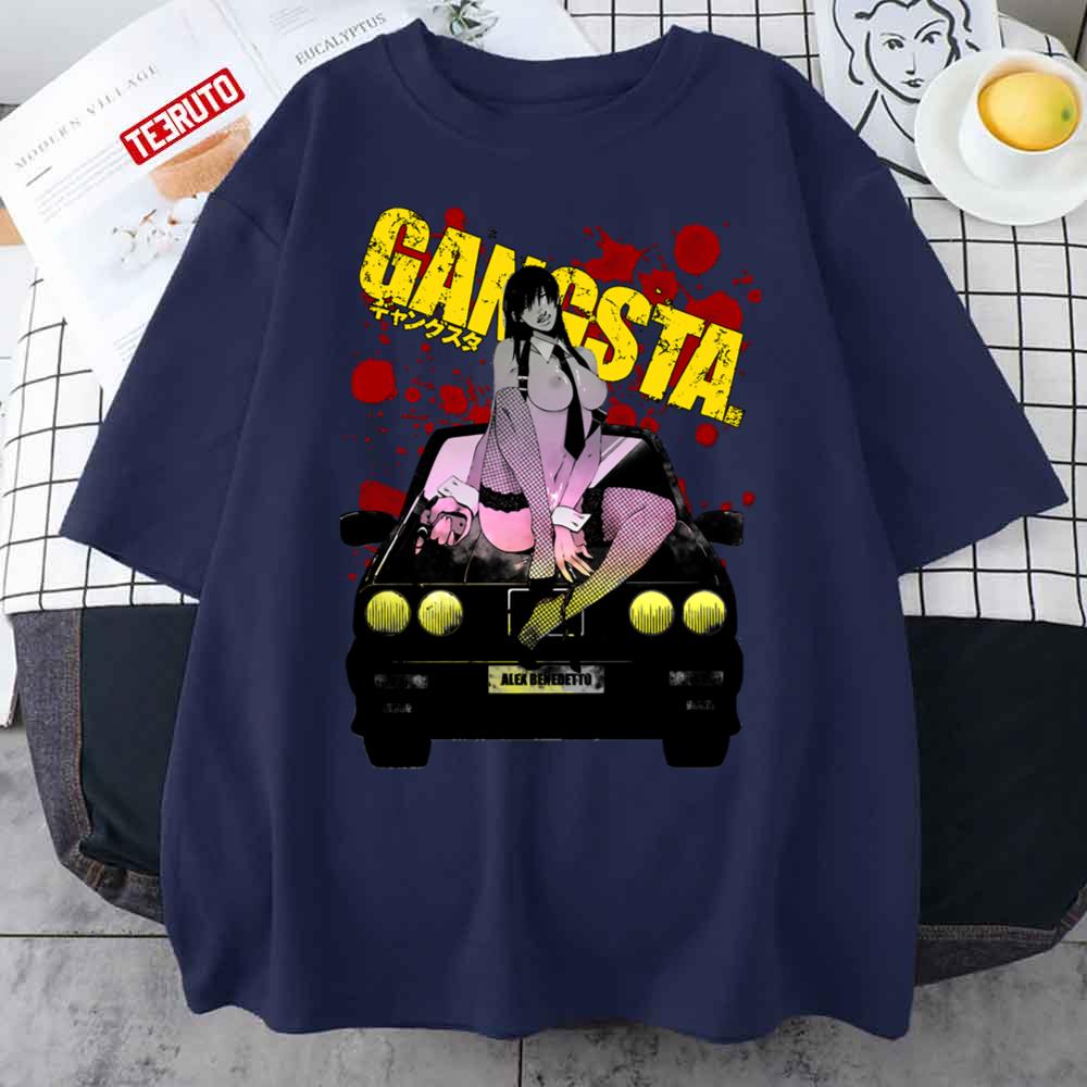 Gangsta Manga Anime Blood Version Unisex T-Shirt - Teeruto