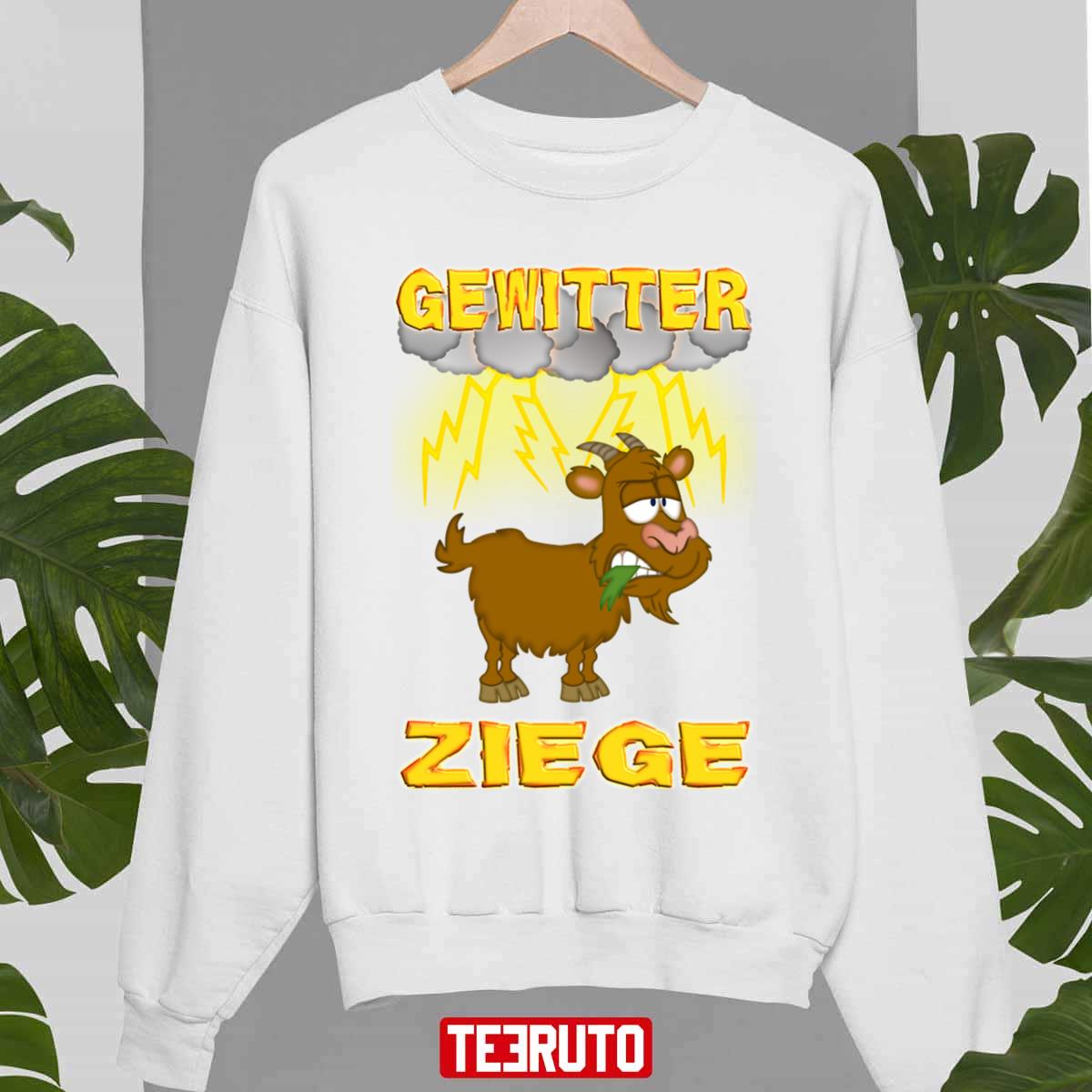 Goat Gewitter Ziege In Thor Love And Thunder Funny Unisex Sweatshirt