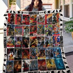 Godzilla 1954-2019 Quilt Blanket DUP
