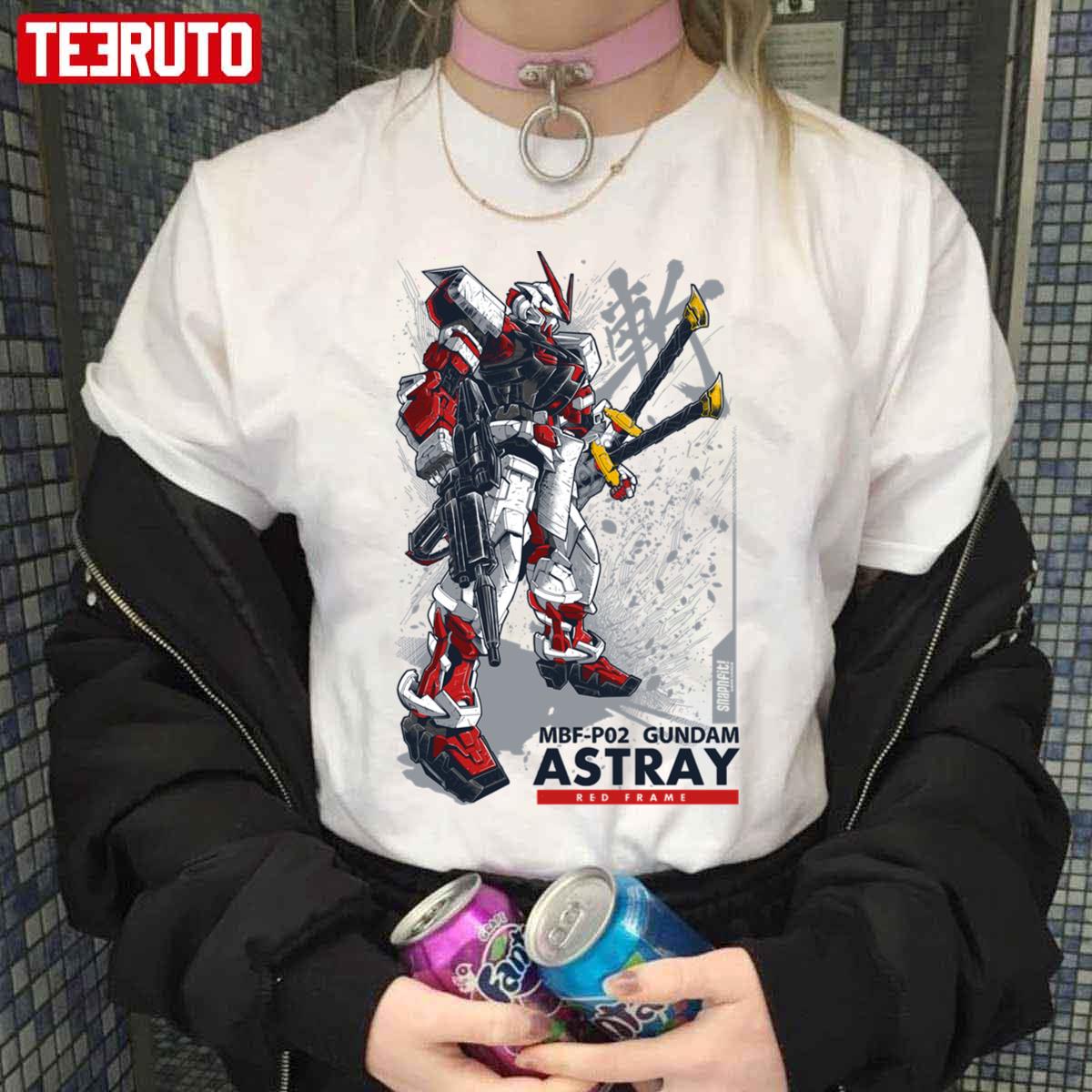 Gundam Astray Red Frame Unisex T-Shirt - Teeruto