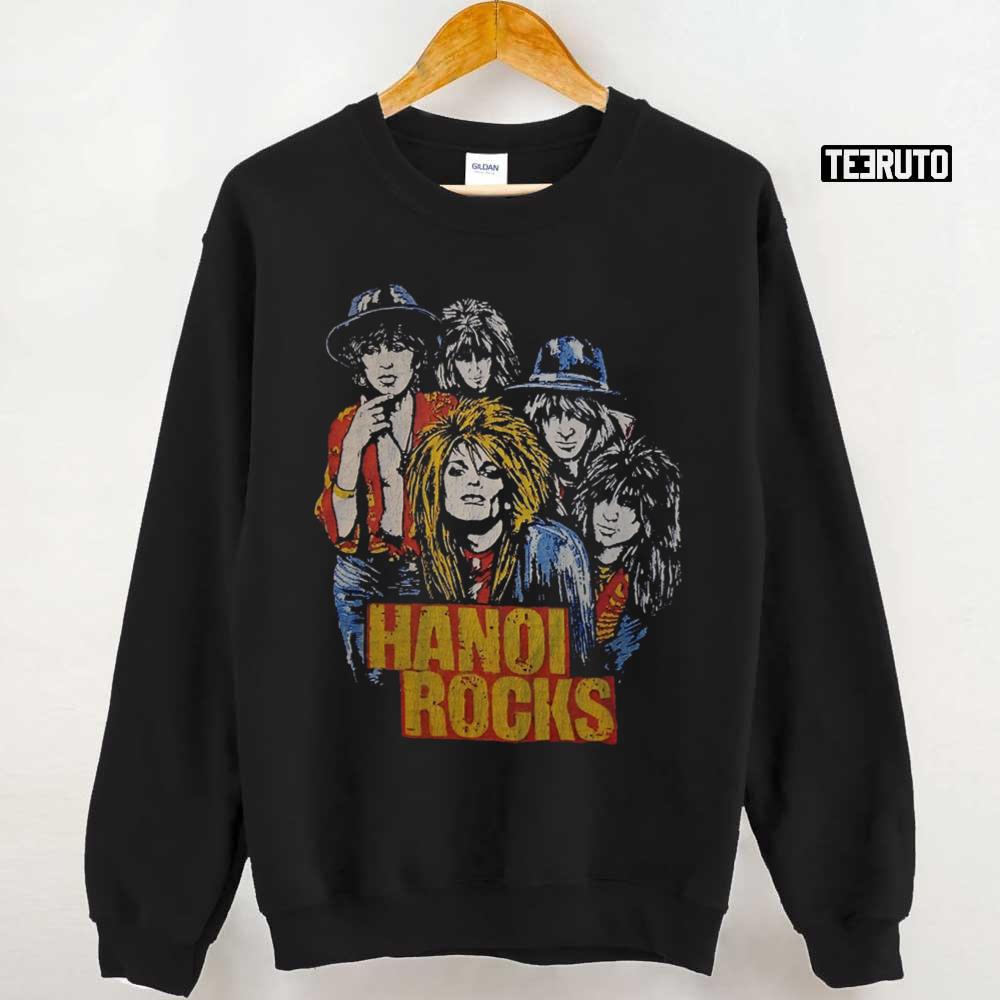 Hanoi Rocks Vintage Art Unisex T-Shirt - Teeruto