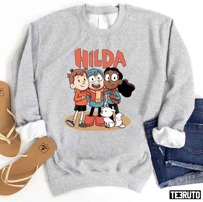 Hilda Netflix Characters Cute Cartoon Unisex Sweatshirt