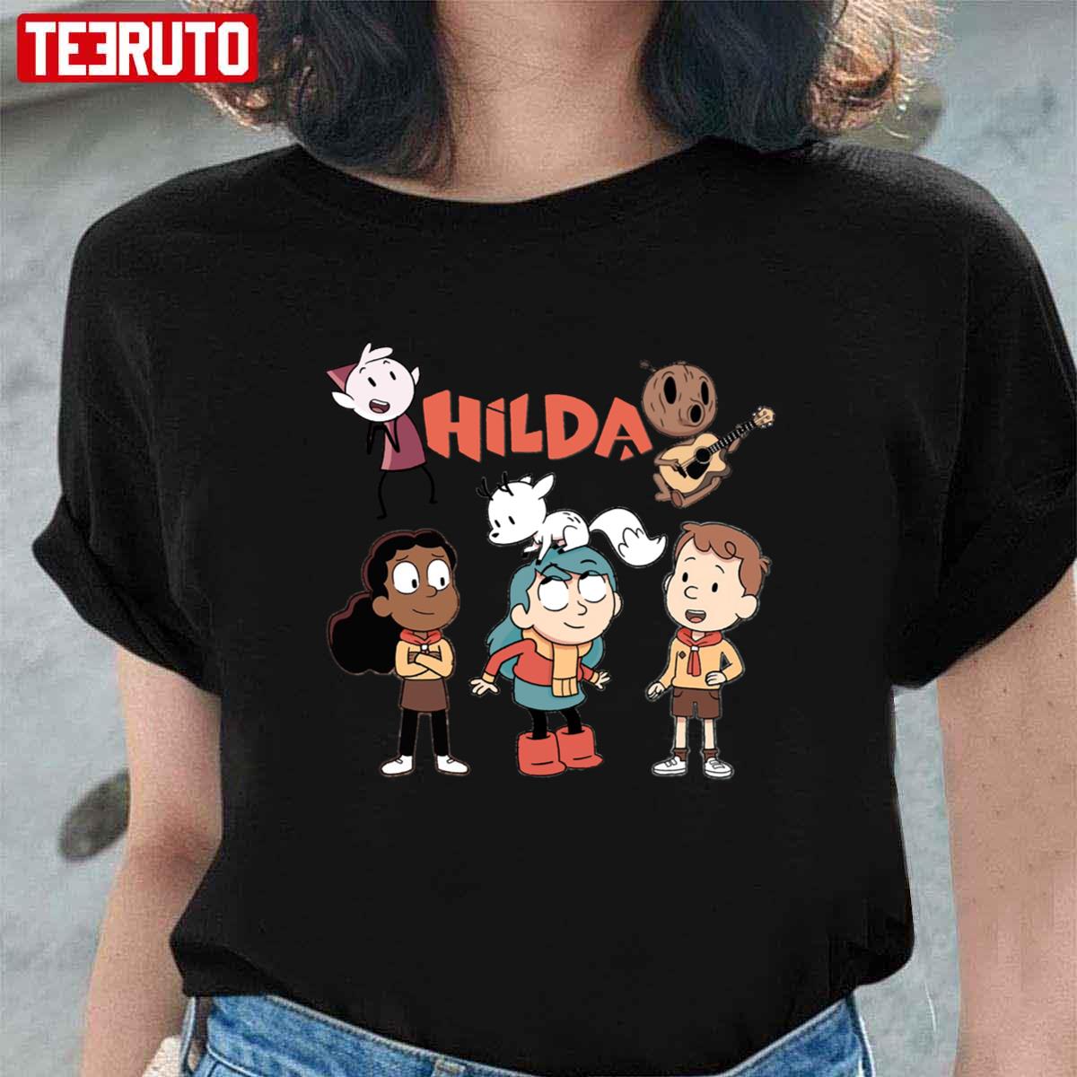 Hilda With Friends Hilda Cartoon Netflix Unisex T-Shirt