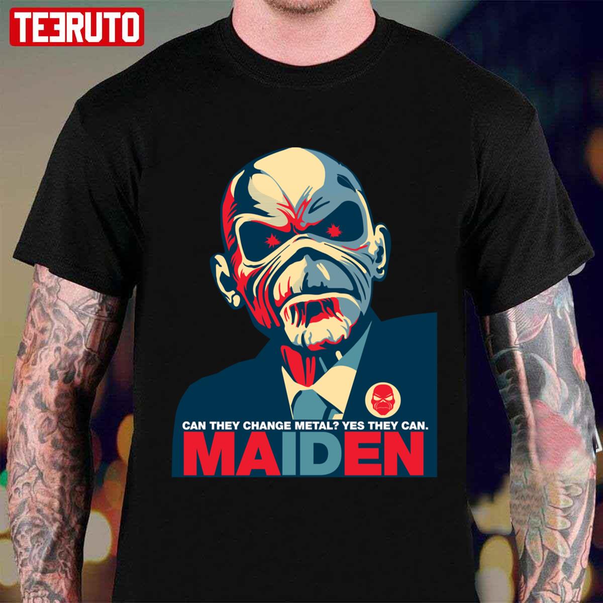 Iron Maiden Can They Change Metal Unisex T-Shirt