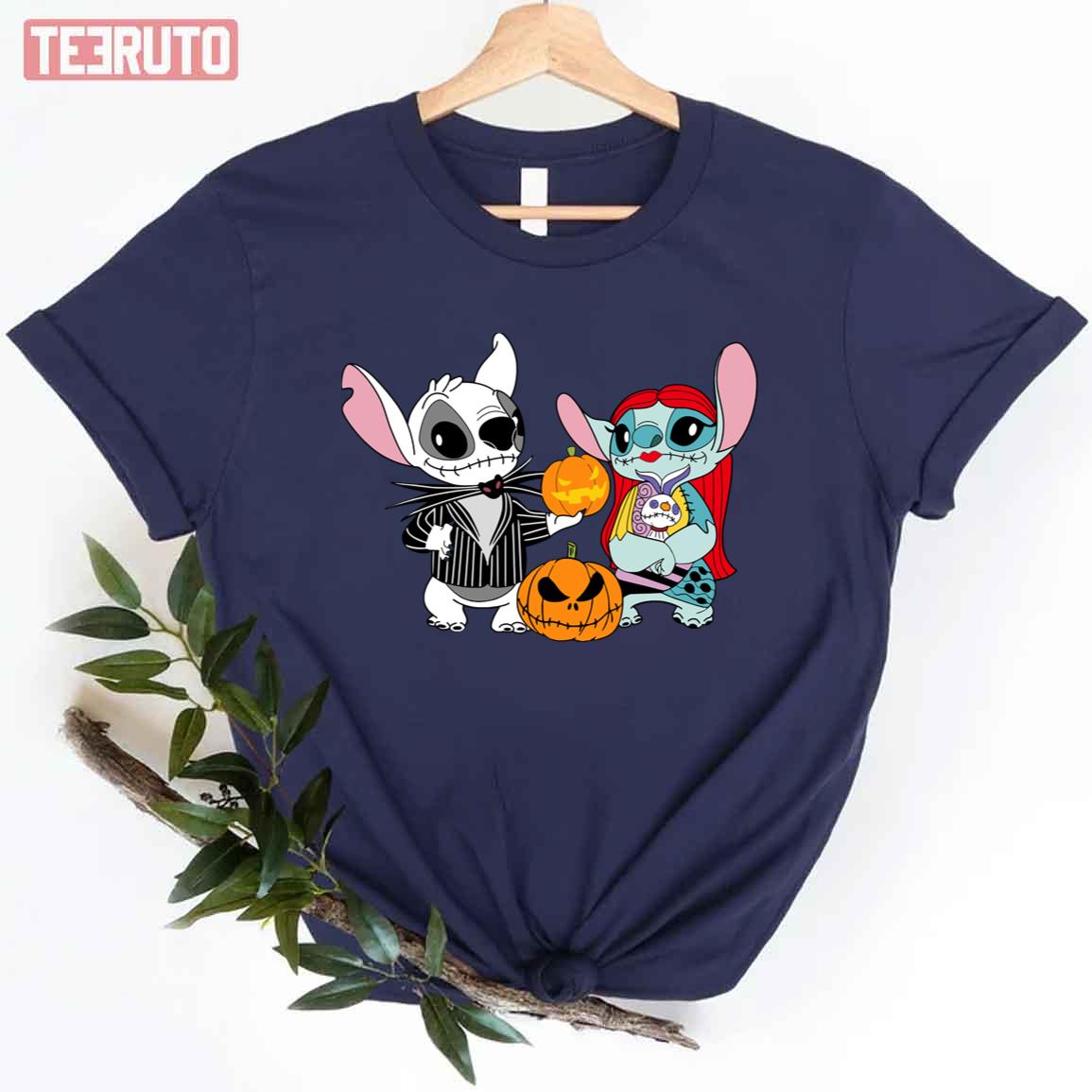 Jack Stitch Halloween Nightmare Before Christmas Unisex T-Shirt