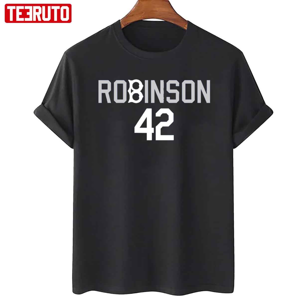 Jackie Robinson 42 Brooklyn Dodgers Logo Unisex T-Shirt Unisex T-Shirt