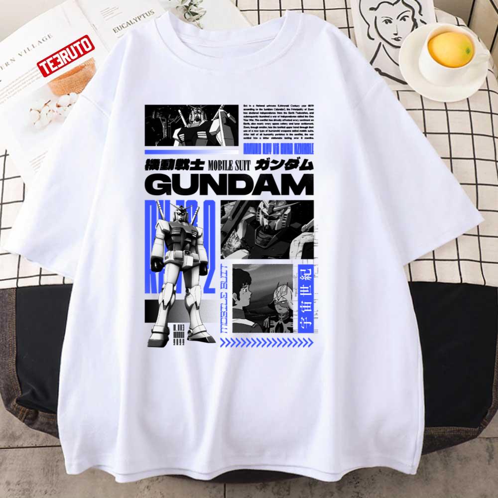 Japanese Mecha Suit Gundam Unisex T-Shirt